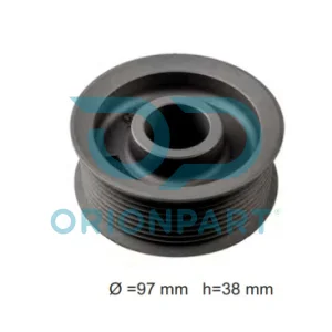 PULLEY (ALTERNATOR) 9 CHANNEL