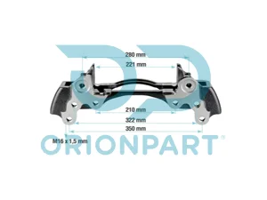 BRAKE CALIPER CARRIER LEFT - 105840