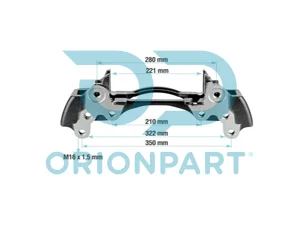 BRAKE CALIPER CARRIER RIGHT - 105841
