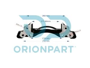 BRAKE CALIPER CARRIER LEFT