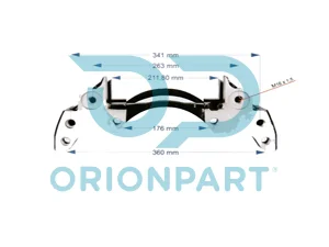 BRAKE CALIPER CARRIER RIGHT