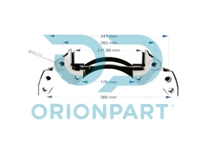 BRAKE CALIPER CARRIER LEFT