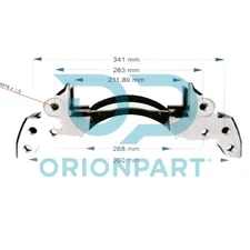 BRAKE CALIPER CARRIER LEFT