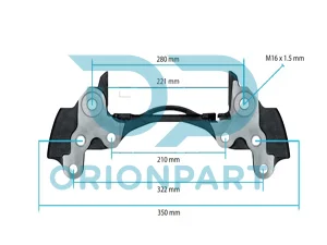 BRAKE CALIPER CARRIER RIGHT