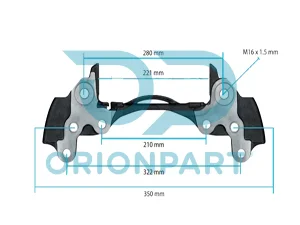 BRAKE CALIPER CARRIER LEFT
