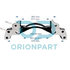 BRAKE CALIPER CARRIER LEFT