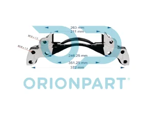 BRAKE CALIPER CARRIER LEFT